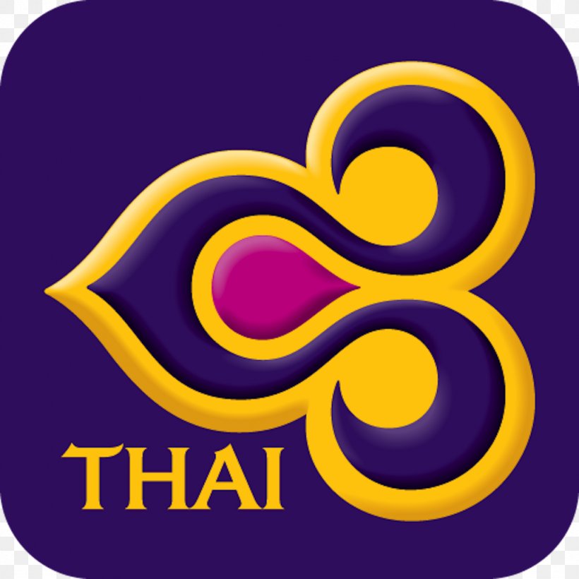 Thai Airways Company Thailand Logo Flight, PNG, 1024x1024px, Thai Airways, Area, Aviation, Brand, Flight Download Free