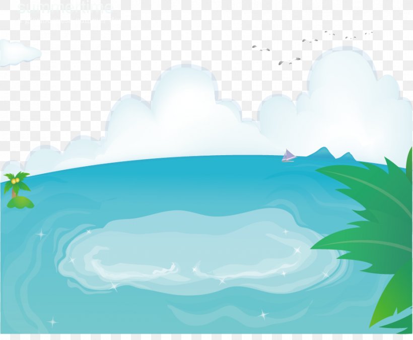 Water Resources Cartoon Sky Illustration, PNG, 931x767px, Water Resources,  Aqua, Azure, Blue, Cartoon Download Free