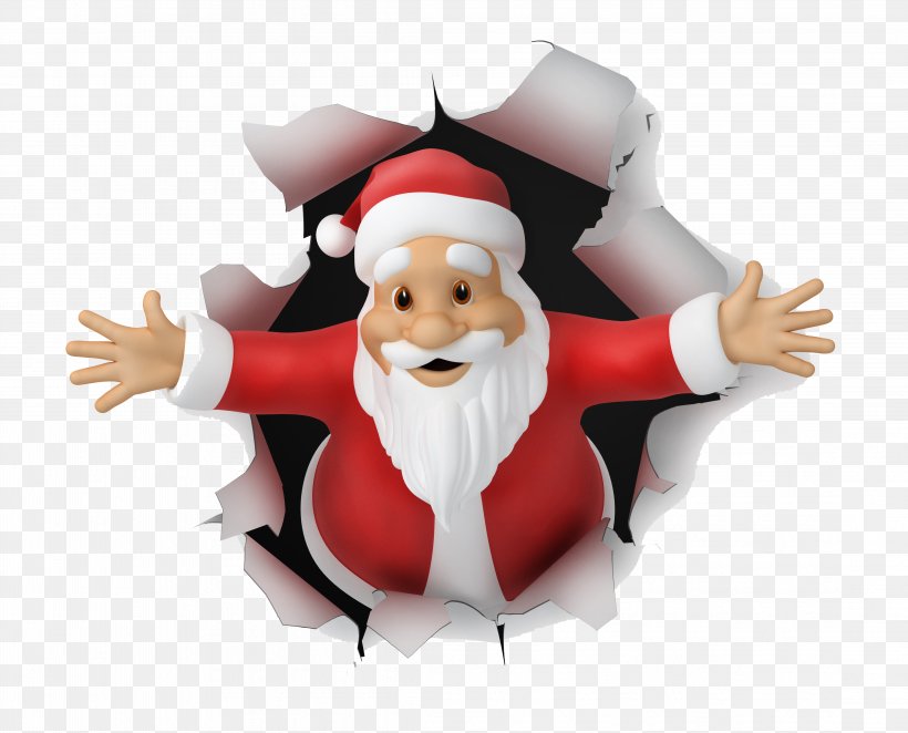 Santa Claus Parade Photography Clip Art, PNG, 4427x3574px, 3d Computer Graphics, Santa Claus, Christmas, Christmas Ornament, Fictional Character Download Free