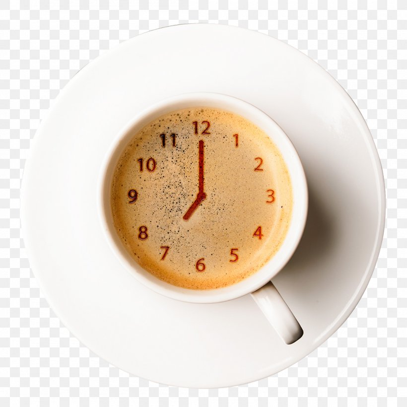 Coffee Espresso Cappuccino Cafe Breakfast, PNG, 1100x1100px, Coffee, Alarm Clock, Break, Breakfast, Cafe Download Free