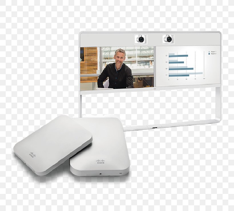 Cisco TelePresence Remote Presence Microphone Cisco Systems Videotelephony, PNG, 740x740px, Cisco Telepresence, Business, Camera, Cisco Systems, Computer Monitors Download Free