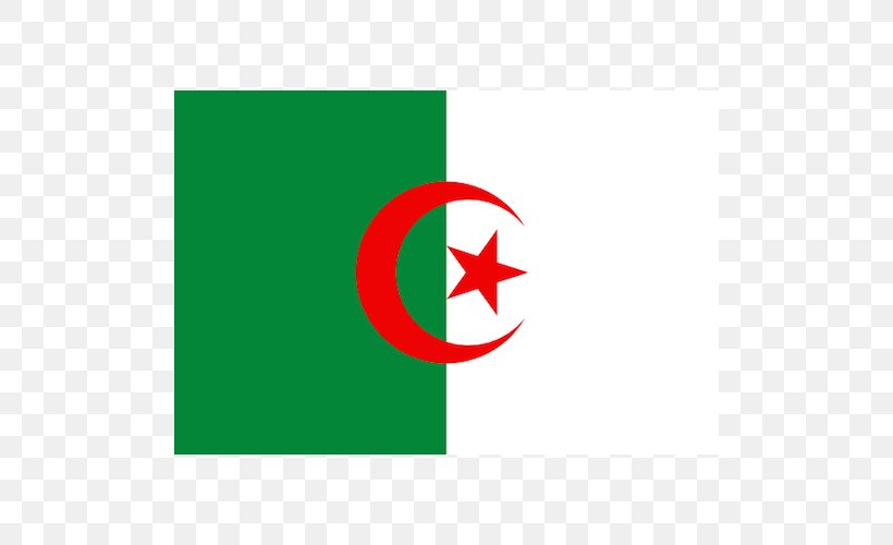 Flag Of Algeria National Flag, PNG, 500x500px, Flag Of Algeria, Algeria, Area, Brand, Depositphotos Download Free