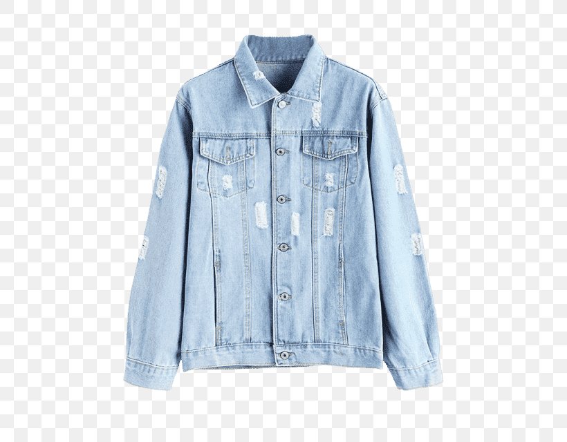 Jean Jacket Denim Coat Jeans, PNG, 480x640px, Jean Jacket, Blazer, Blouse, Blue, Button Download Free