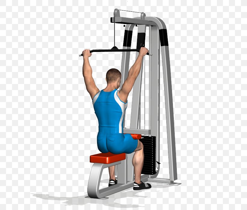 Pulldown Exercise Weight Training Latissimus Dorsi Muscle, PNG, 700x700px, Pulldown Exercise, Abdomen, Arm, Balance, Barbell Download Free