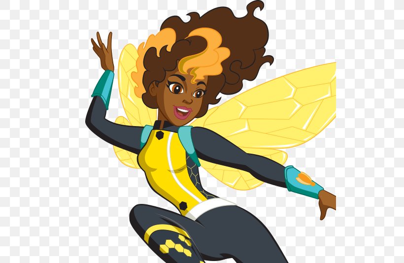 DC Super Hero Girls Bumblebee Poison Ivy Superhero Female, PNG, 544x534px, Dc Super Hero Girls, Action Toy Figures, Bumblebee, Character, Comics Download Free