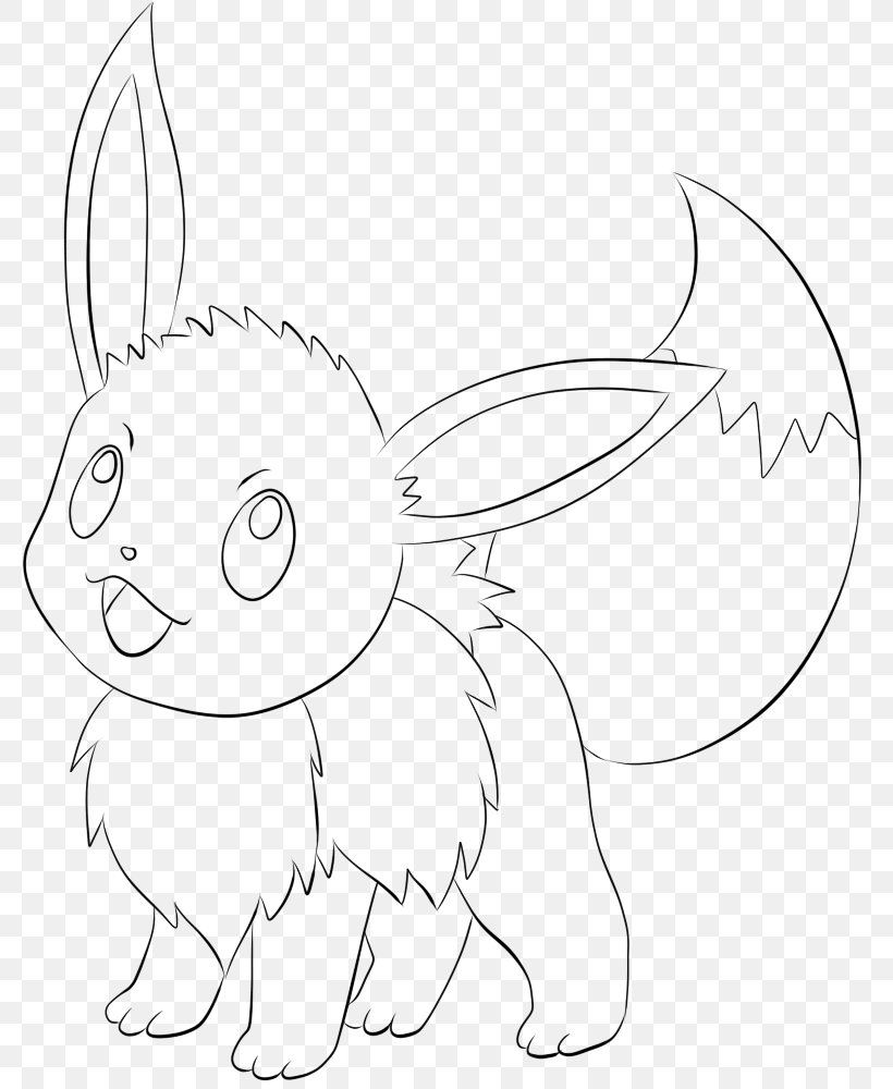 Eevee Coloring Book Pikachu Pokémon Child, PNG, 785x1000px, Eevee, Adult, Artwork, Black And White, Book Download Free