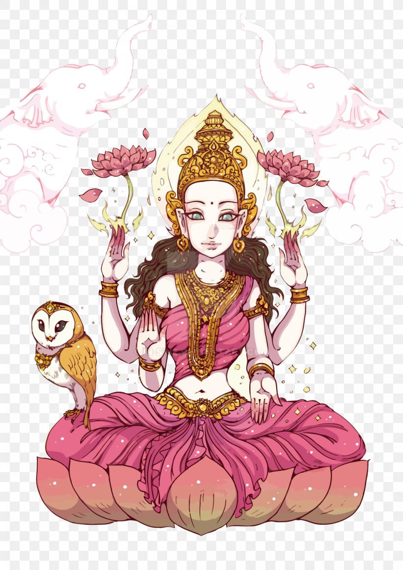 Mahalakshmi Temple, Kolhapur Mahalakshmi Temple, Mumbai Krishna Ganesha, PNG, 1061x1500px, Watercolor, Cartoon, Flower, Frame, Heart Download Free