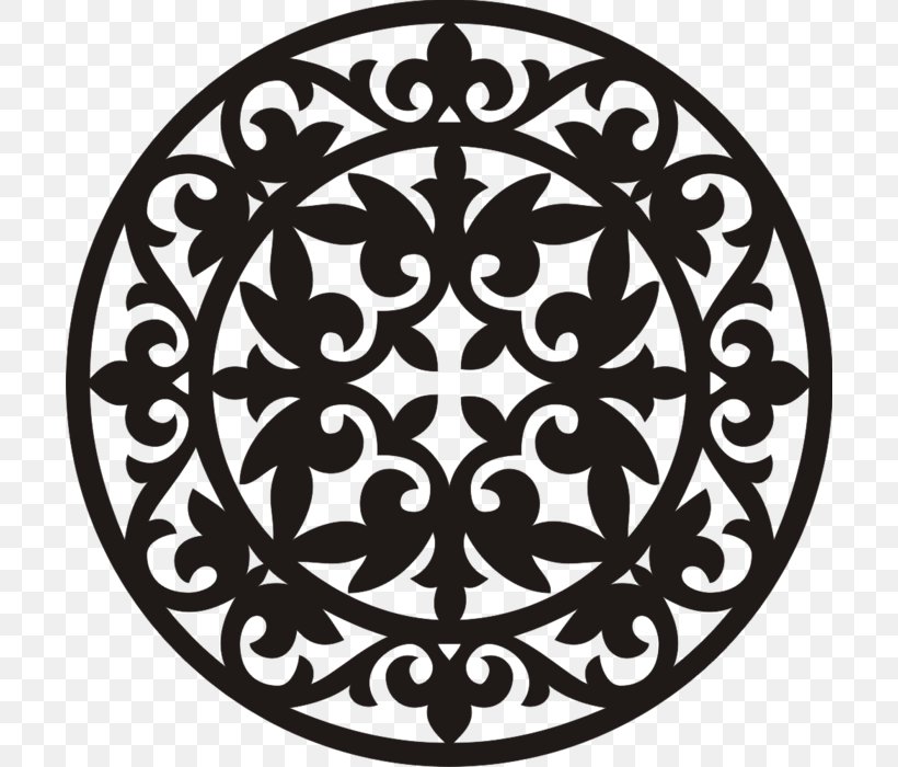 Ornament Art YouTube Motif Composition, PNG, 700x700px, Ornament, Area, Art, Black And White, Composition Download Free