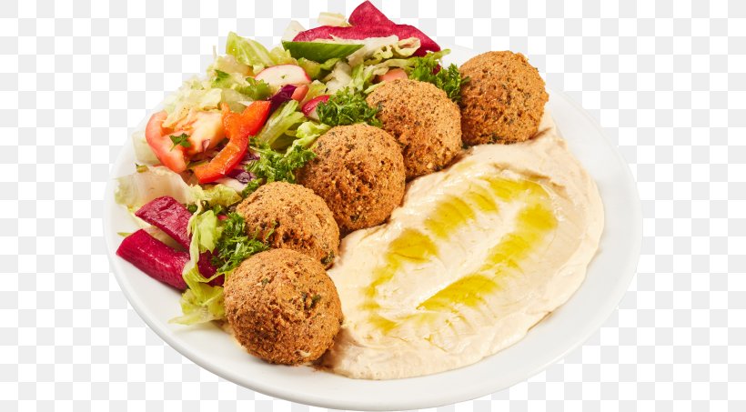Falafel Lebanese Cuisine Vegetarian Cuisine Korokke Full Breakfast, PNG, 596x453px, Falafel, Appetizer, Cuisine, Cutlet, Deep Frying Download Free