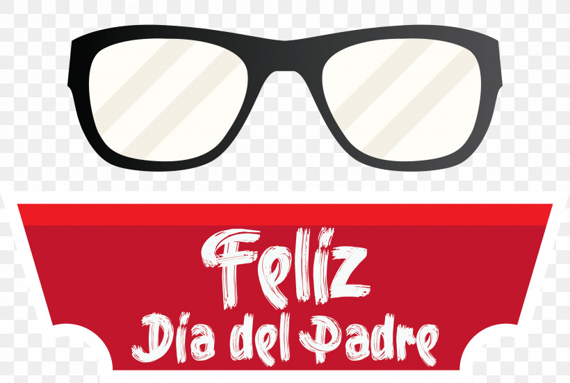 Feliz Día Del Padre Happy Fathers Day, PNG, 3000x2019px, Feliz Dia Del Padre, Glasses, Goggles, Happy Fathers Day, Logo Download Free