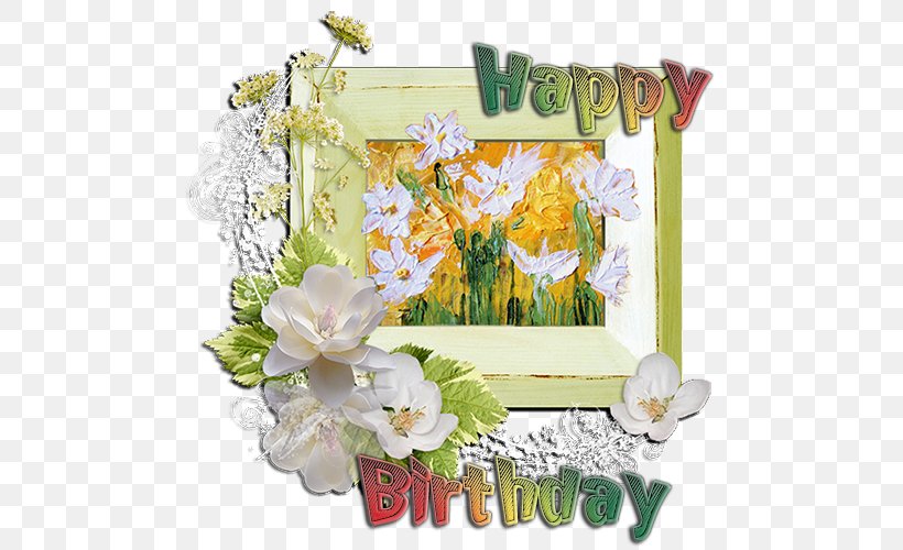 Happy Birthday Flower Bouquet Floral Design Party, PNG, 500x500px, Birthday, Art, Augur, Cake, Cher Download Free