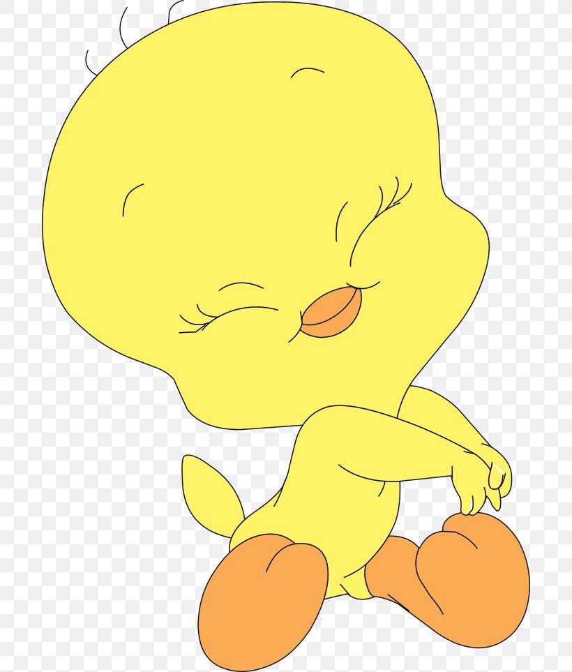 Tweety Tasmanian Devil Daffy Duck Bugs Bunny Sylvester, PNG, 700x963px, Tweety, Art, Artwork, Baby Looney Tunes, Beak Download Free