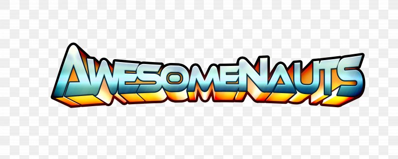 Awesomenauts Logo PlayStation 4 Ronimo Games, PNG, 7500x3000px, 2d Computer Graphics, Awesomenauts, Area, Art, Brand Download Free