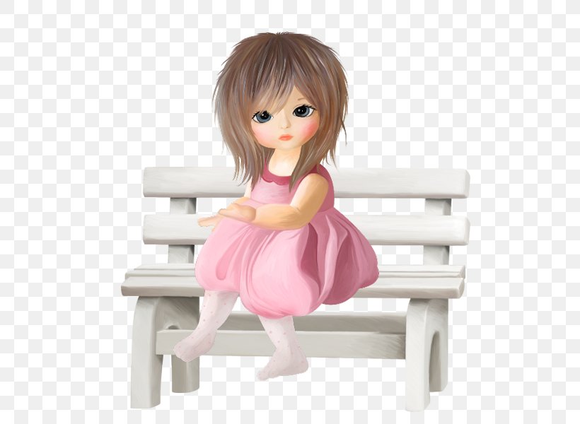 Brown Hair Doll Pink M, PNG, 576x600px, Watercolor, Cartoon, Flower, Frame, Heart Download Free