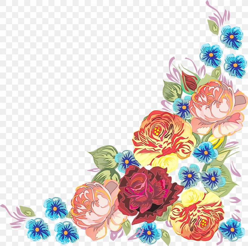 Floral Design, PNG, 3000x2980px, Watercolor, Bouquet, Cut Flowers, Floral Design, Flower Download Free