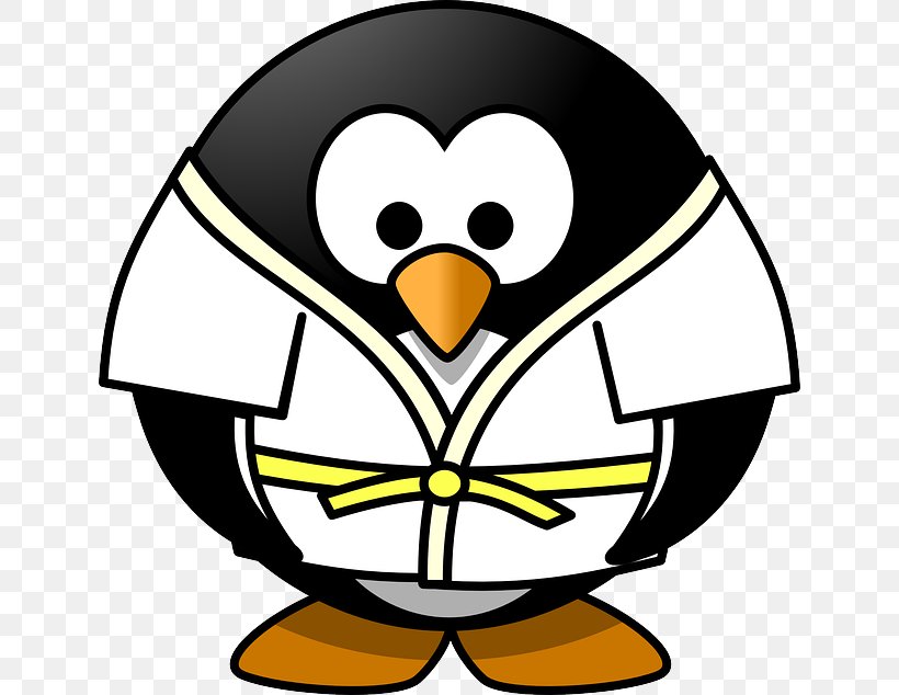 Penguin Judogi Clip Art, PNG, 640x634px, Penguin, Artwork, Beak, Bird, Flightless Bird Download Free