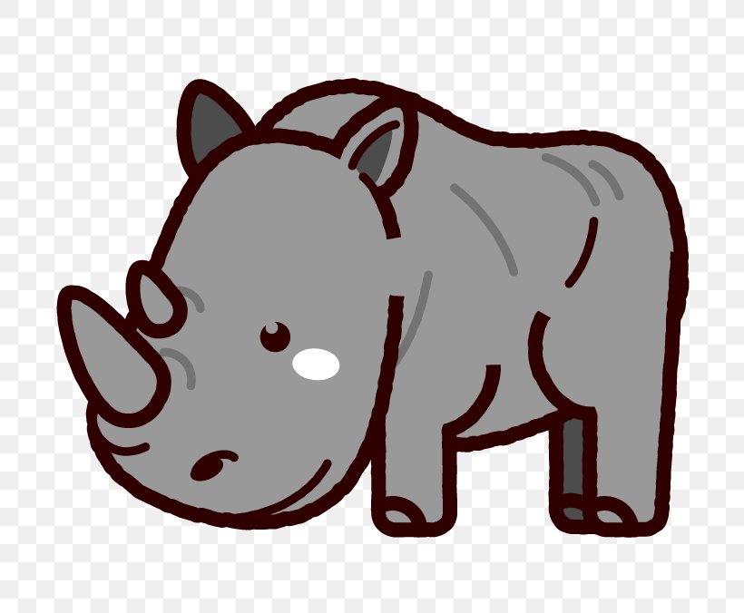 Rhinoceros Hippopotamus Elephantidae Wild Boar, PNG, 755x676px, Rhinoceros, Animal, Carnivoran, Cartoon, Cat Like Mammal Download Free