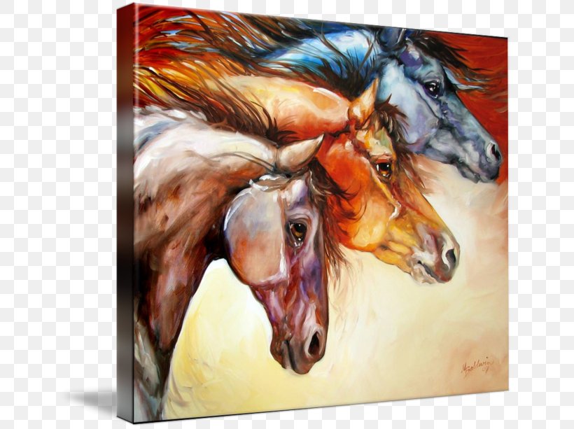 Watercolor Painting Canvas Horse Oil Painting, PNG, 650x613px, Painting, Abstract Art, Art, Artist, Canvas Download Free