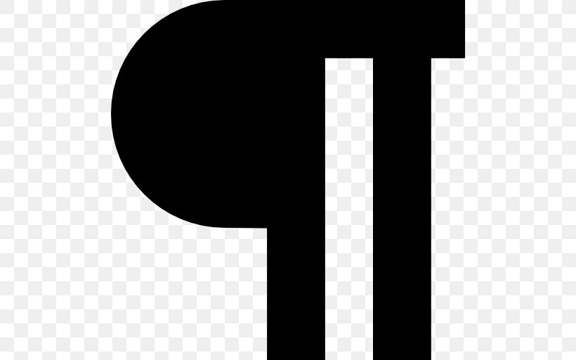 Pilcrow Paragraph Section Sign Symbol, PNG, 512x512px, Pilcrow, Black, Black And White, Brand, Computer Software Download Free