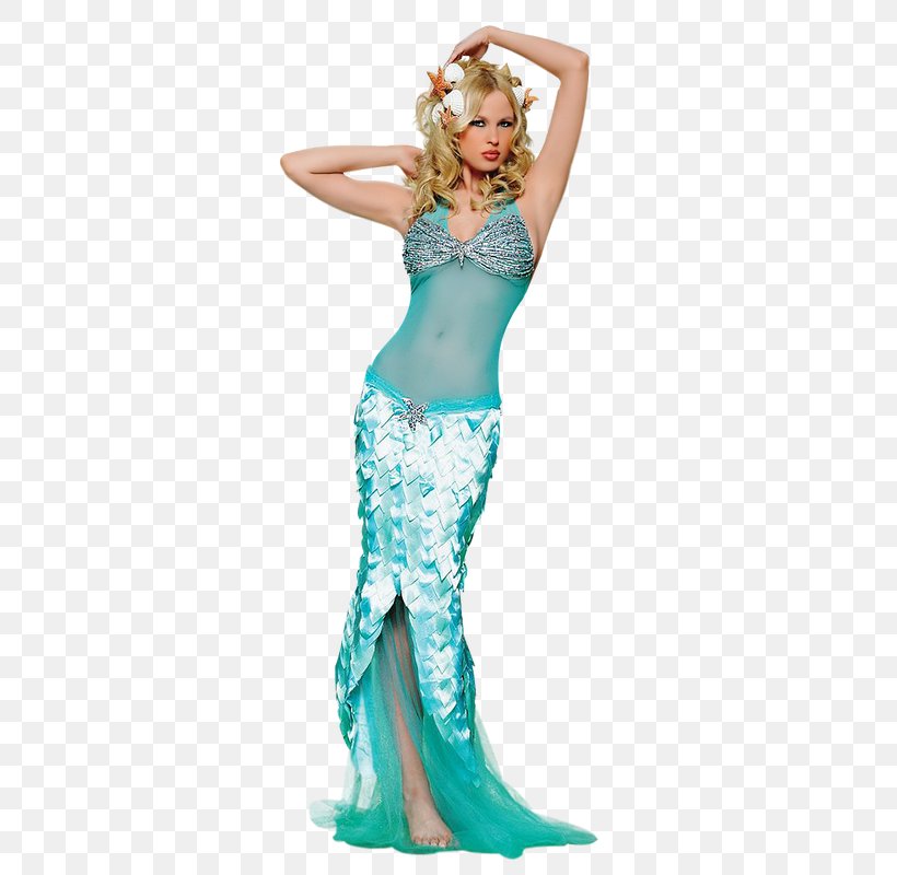 The Little Mermaid Halloween Costume Clothing, PNG, 355x800px, Little Mermaid, Adult, Aqua, Clothing, Costume Download Free