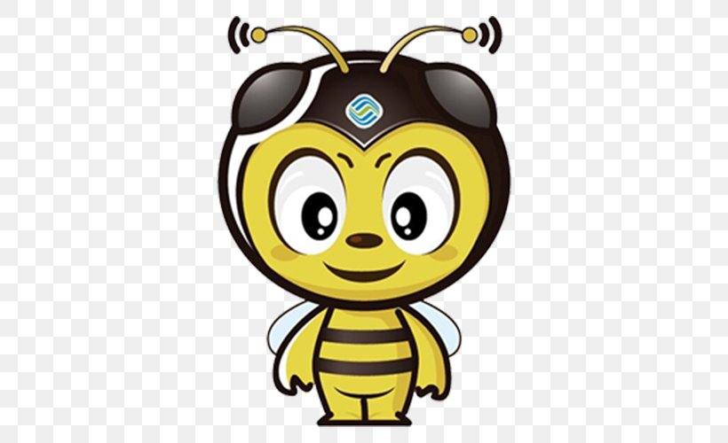 Zaozhuang Jinan IPhone X Honey Bee, PNG, 500x500px, Zaozhuang, Bee, Butterfly, Cartoon, China Mobile Download Free