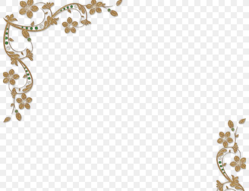 Gold Flower Floral Design Clip Art, PNG, 800x630px, Gold, Body Jewelry, Branch, Digital Image, Document Download Free