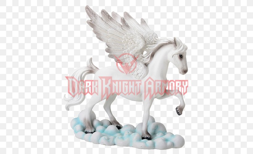 Horse Pegasus Unicorn Figurine White, PNG, 500x500px, Horse, Blue, Figurine, Filly, Flying Horses Download Free