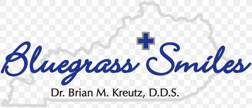 Bluegrass Smiles Dentistry Logo Organization, PNG, 1920x826px, Bluegrass Smiles Dentistry, Area, Blue, Brand, Calligraphy Download Free