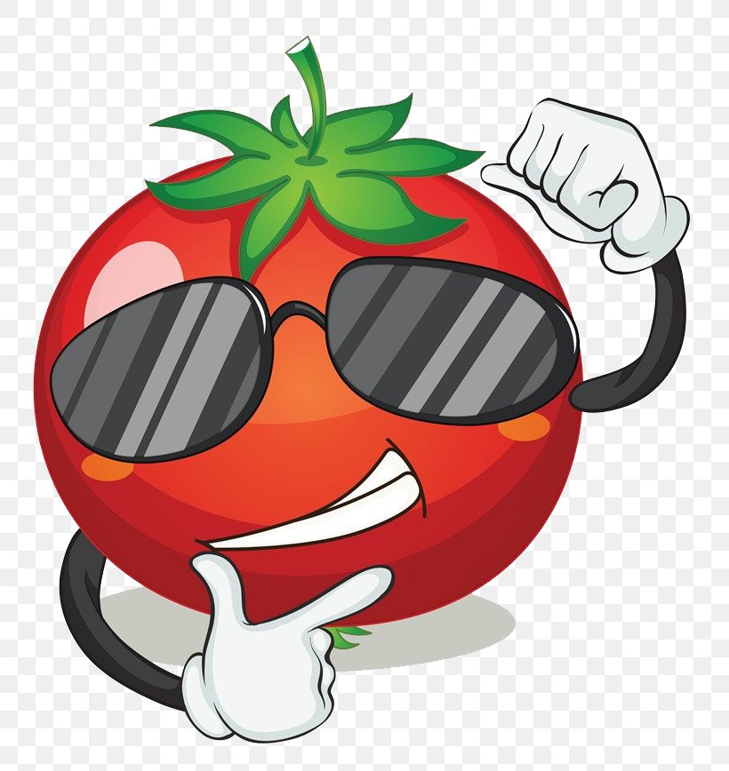 Tomato Vegetable Clip Art, PNG, 804x868px, Tomato, Carrot, Cartoon, Eyewear, Fictional Character Download Free