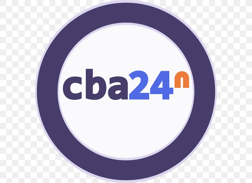 Isologo Television Channel Cba24n, PNG, 592x595px, Logo, Area, Blue, Brand, Broadcasting Download Free