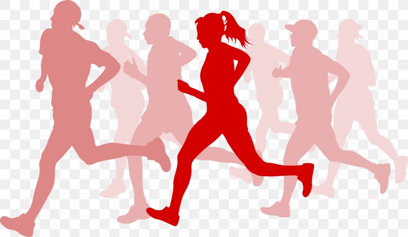 Running Sport Marathon Silhouette, PNG, 3273x1902px, Watercolor, Cartoon, Flower, Frame, Heart Download Free