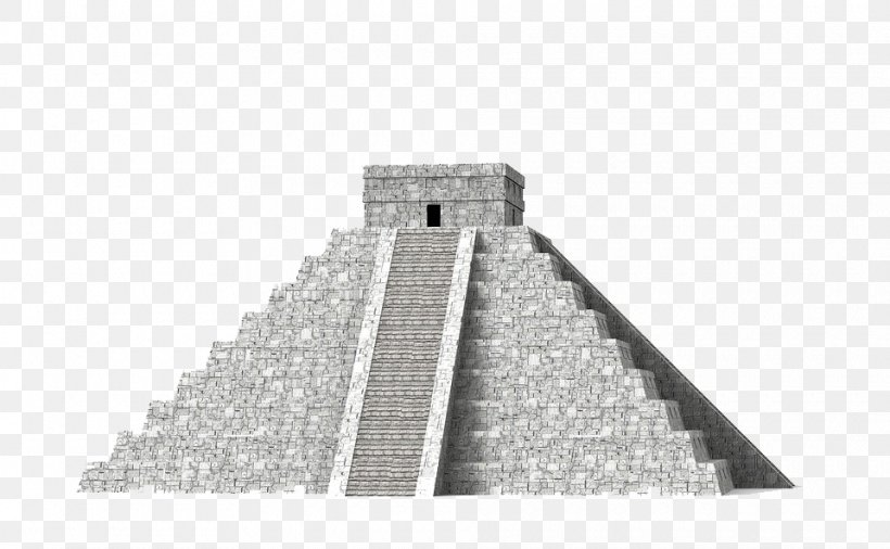 El Castillo, Chichen Itza Maya Civilization Mesoamerican Pyramids, PNG, 960x593px, 3d Computer Graphics, El Castillo Chichen Itza, Architecture, Black And White, Cgtrader Download Free