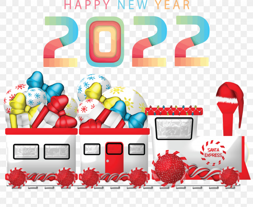 Happy 2022 New Year 2022 New Year 2022, PNG, 3000x2453px, Drawing, Animation, Cartoon, Christmas Day, Commercial Art Download Free