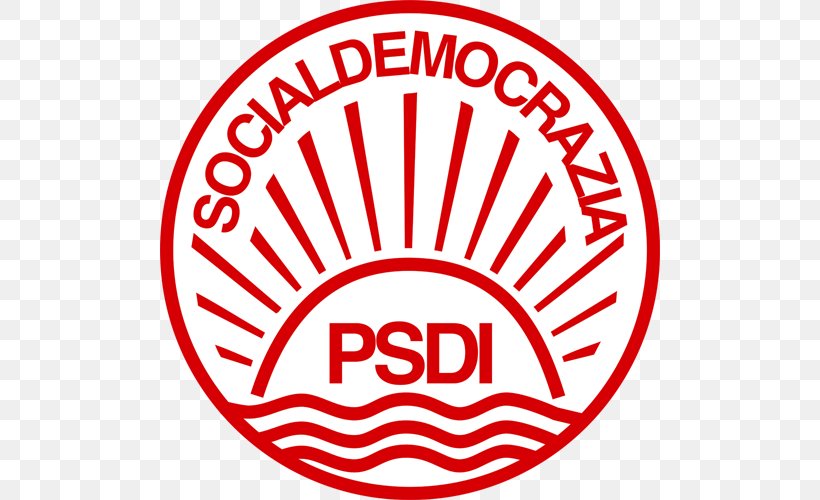 Italian Democratic Socialist Party Political Party Social Democracy Italian Communist Party Italian Socialist Party, PNG, 500x500px, Political Party, Area, Brand, Communist Refoundation Party, Democratic Party Download Free