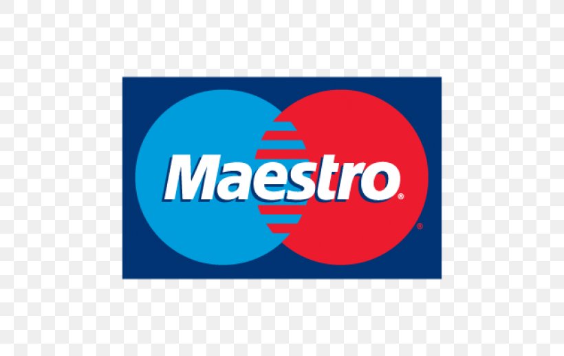 Maestro Logo Mastercard Debit Card Payment, PNG, 518x518px, Maestro, Area, Banner, Blue, Brand Download Free