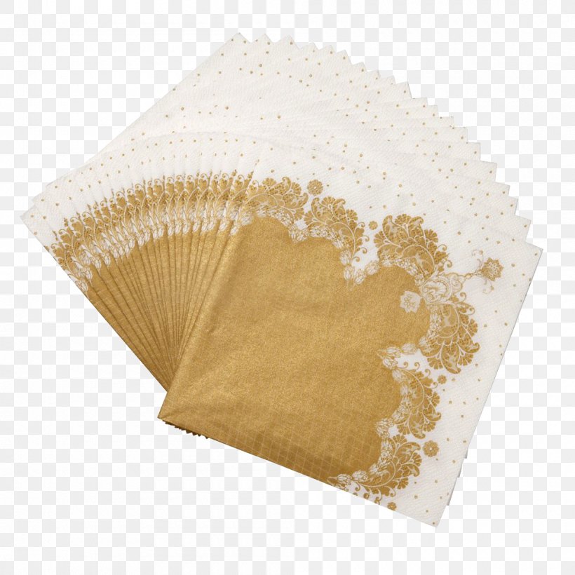 Cloth Napkins Paper Table Porcelain Lunch, PNG, 1000x1000px, Cloth Napkins, Beige, Birthday, Cup, Gold Download Free