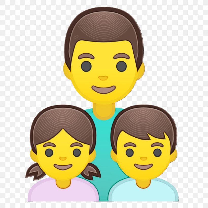 Happy Family Cartoon, PNG, 1024x1024px, Emoji, Animation, Cartoon, Cheek, Child Download Free
