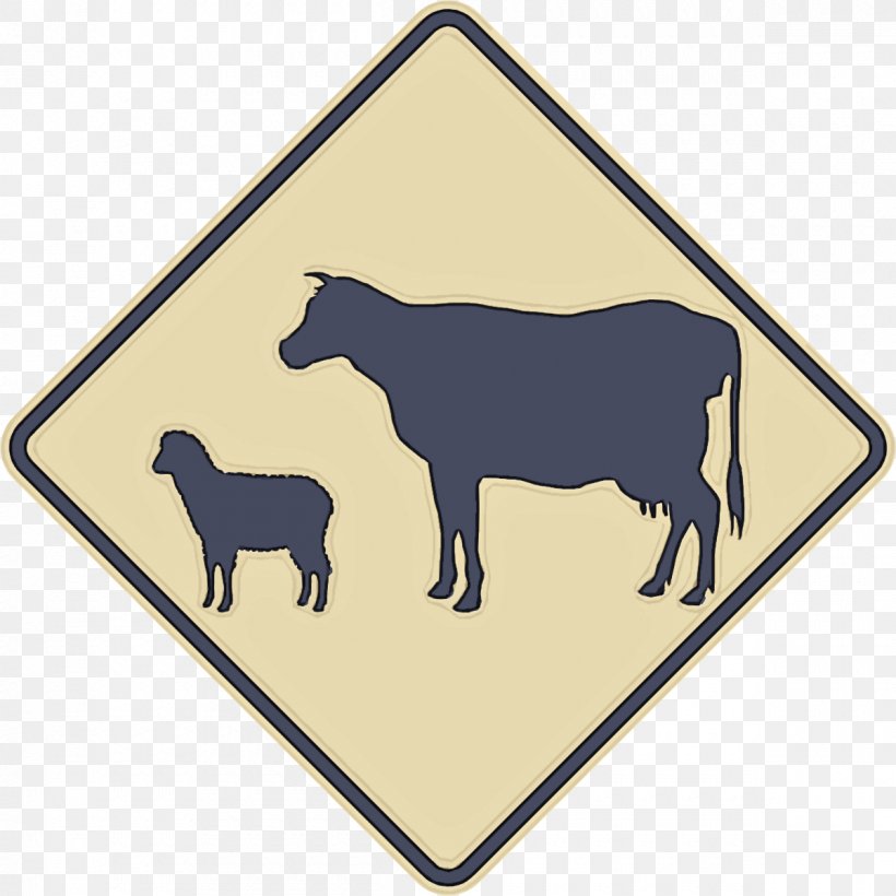 Rectangle Bovine Wildlife Sign Livestock, PNG, 1200x1200px, Rectangle, Bovine, Cowgoat Family, Livestock, Sign Download Free
