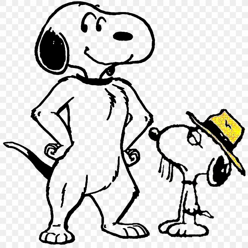 Snoopy Dog Woodstock Charlie Brown Drawing, PNG, 2300x2300px, Snoopy, Art, Artwork, Black And White, Carnivoran Download Free