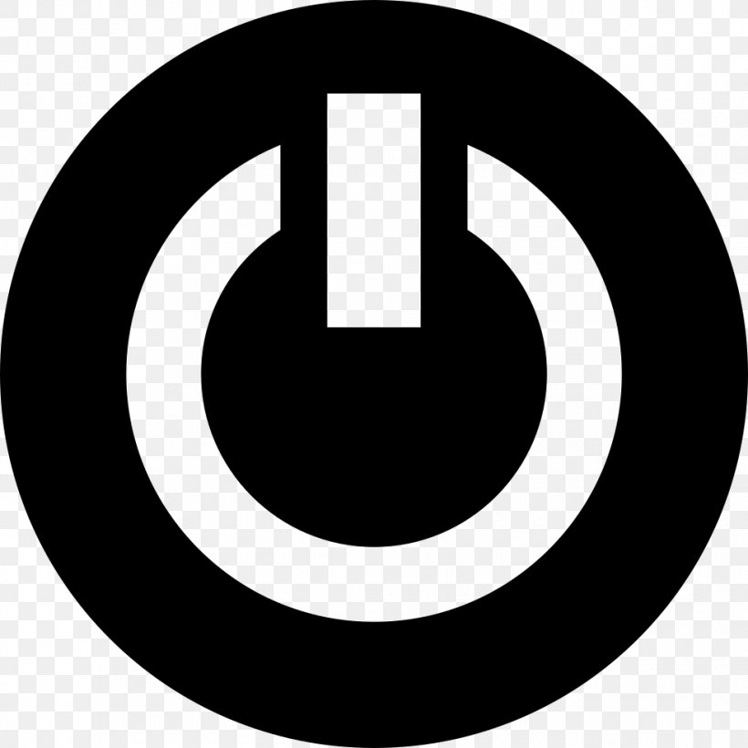 Power Symbol, PNG, 980x980px, Power Symbol, Area, Black And White, Brand, Computer Download Free