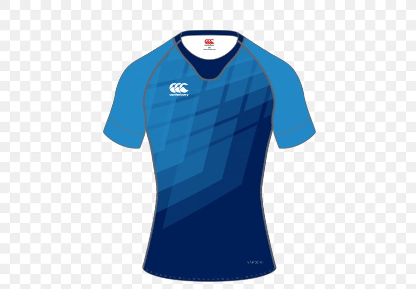 T-shirt Rugby Shirt Jersey Uniform, PNG, 570x570px, Tshirt, Active Shirt, Blue, Canterbury Of New Zealand, Clothing Download Free