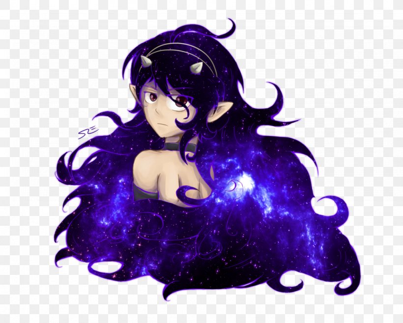 Black Hair Desktop Wallpaper Purple, PNG, 1024x822px, Black Hair, Art, Computer, Fictional Character, Hair Download Free