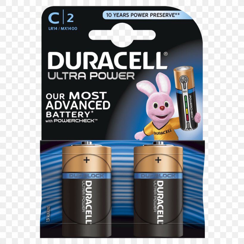 Electric Battery Alkaline Battery Duracell AA Battery, PNG, 1000x1000px, C Battery, Aa Battery, Aaa Battery, Alkaline Battery, Battery Pack Download Free