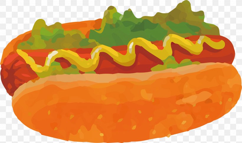 Hot Dog Hamburger Sausage Fast Food Junk Food, PNG, 2490x1475px, Hot Dog, Bread, Cuisine, Fast Food, Food Download Free