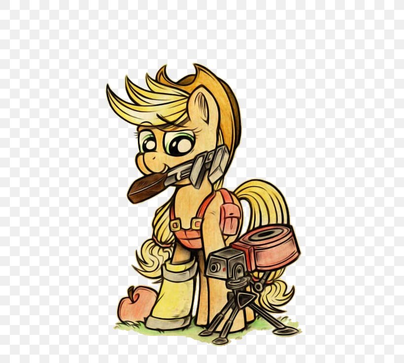 Applejack Team Fortress 2 My Little Pony Horse, PNG, 530x737px, Applejack, Art, Cartoon, Fandom, Fiction Download Free