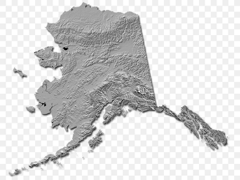 Fairbanks Juneau Kenai Anchorage Map, PNG, 769x615px, Fairbanks, Alaska, Anchorage, Black And White, Elevation Download Free