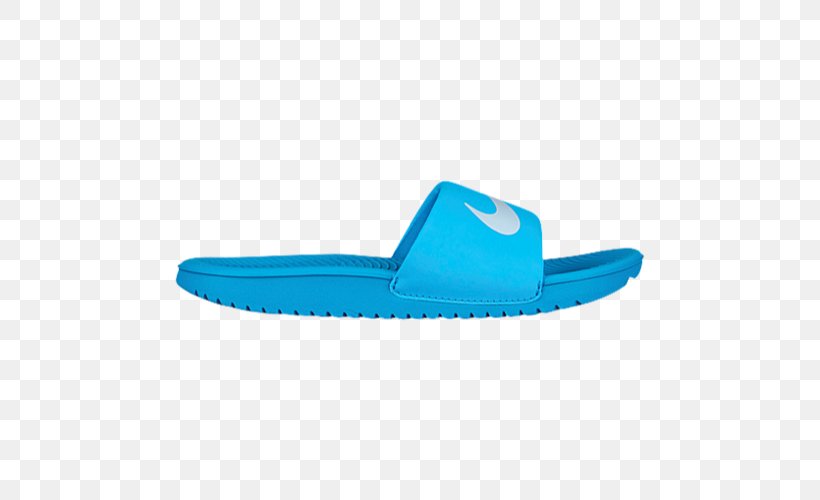 Flip-flops Mens Nike Benassi Sandal Shoe, PNG, 500x500px, Flipflops, Aqua, Champs Sports, Clothing, Electric Blue Download Free