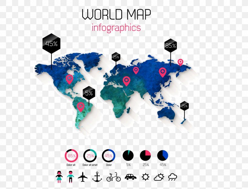 Infographic World Map, PNG, 1300x991px, Globe, Brand, Choropleth Map, Concept, Infographic Download Free