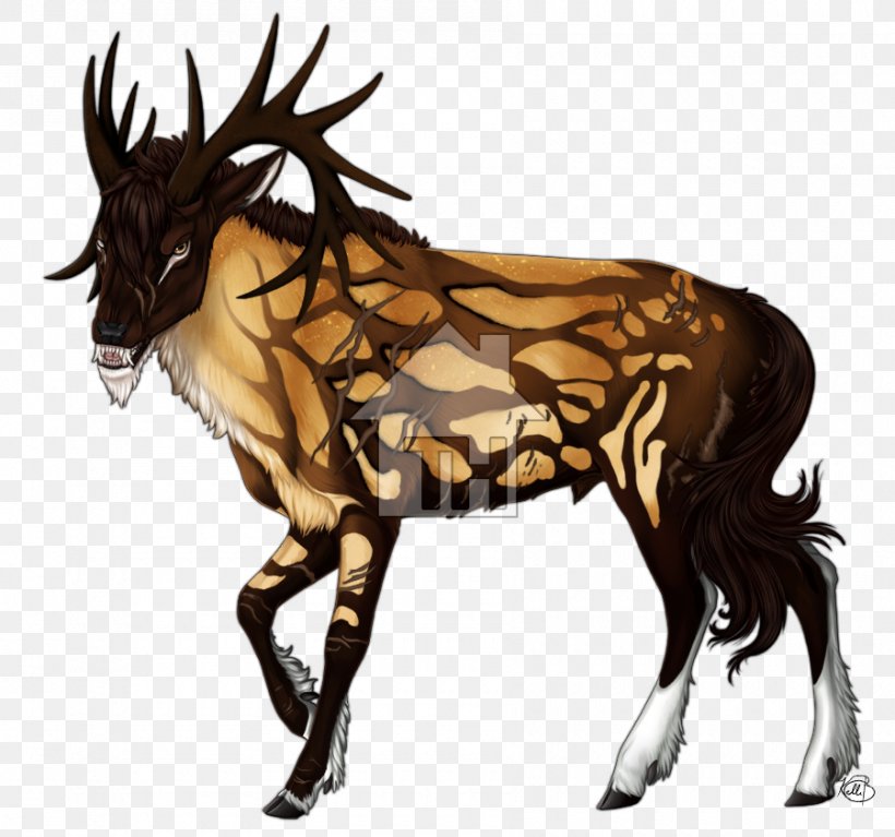 Reindeer Horse Cattle Quagga Elk, PNG, 900x842px, Reindeer, Animal, Antelope, Antler, Cattle Download Free