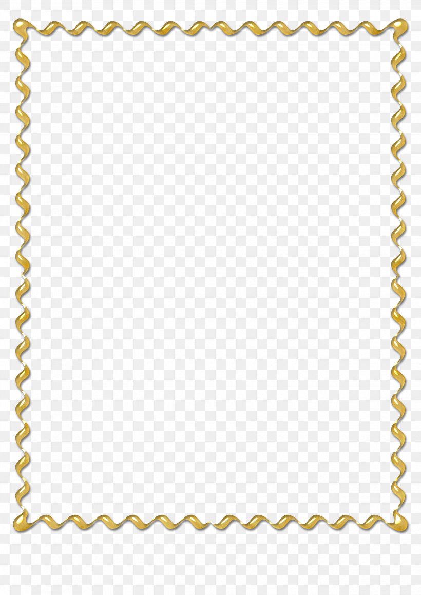 Picture Frames Clip Art, PNG, 2480x3508px, Picture Frames, Area, Body Jewelry, Border, Chain Download Free